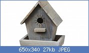 Cliquez sur l'image pour la voir en taille relle

Nom : grey_wooden_%20birdhouse.jpg
Affichages : 43
Taille : 27,5 Ko
ID : 112069