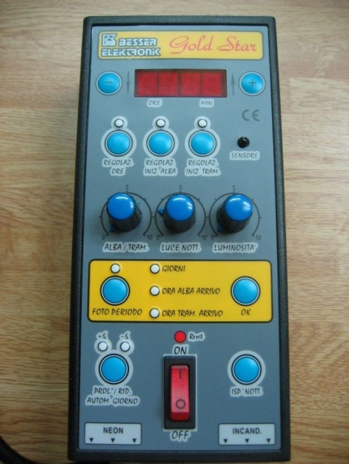 Contrôler le temps de lumière via un dimmer Au Paradis des Canaris